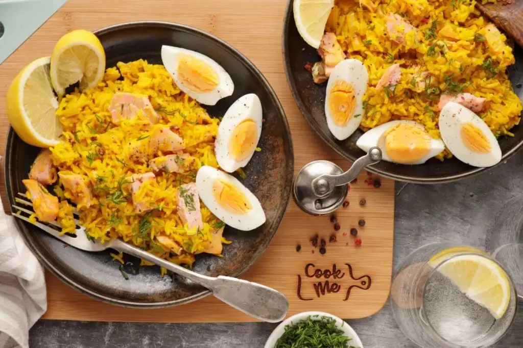 Buttery Leek and Smoked Trout Kedgeree