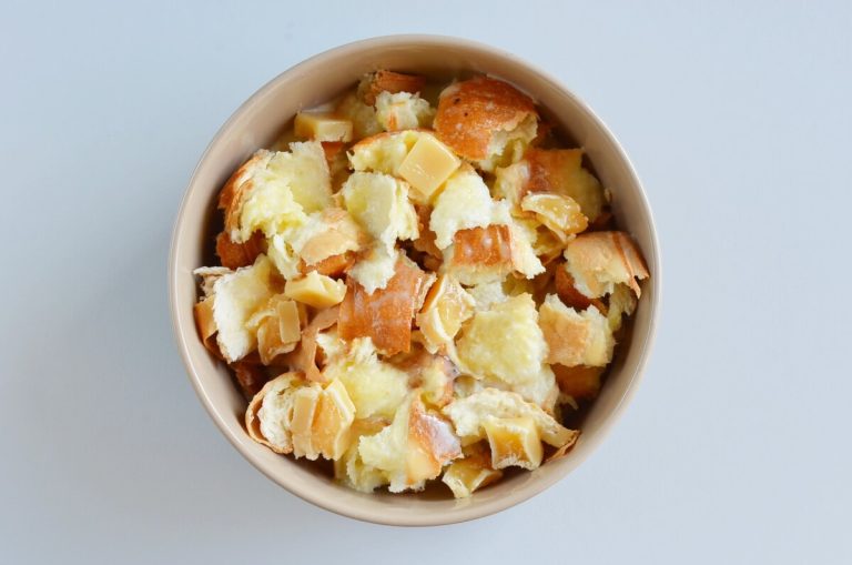 Step 4 - Caramel Bread Pudding for Two