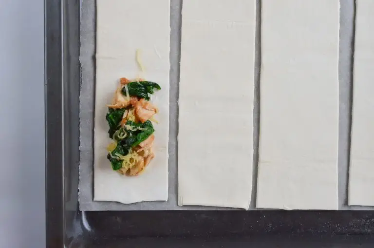 Step 7 - Chicken and Spinach in Puff Pastry