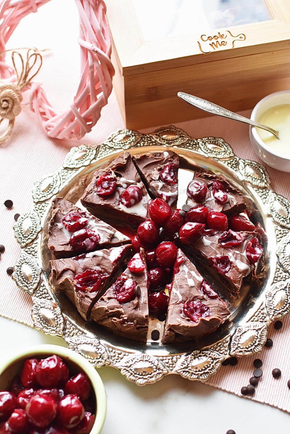 Chocolate Covered Cherry Fudge Recipe Cook.me Recipes