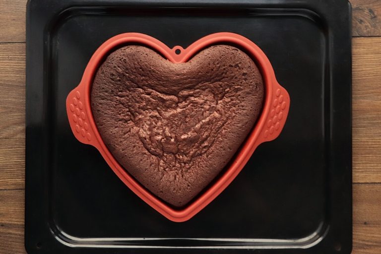 Step 11 - Chocolate Heart Cake