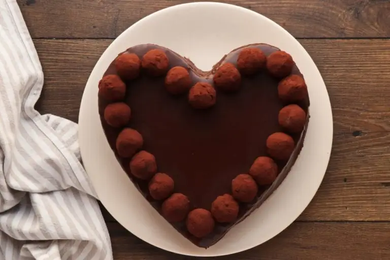 Step 18 - Chocolate Heart Cake