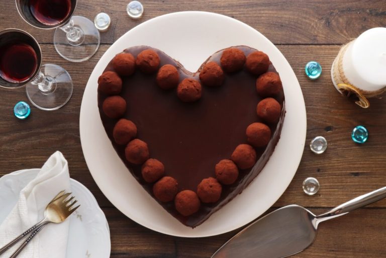 Step 19 - Chocolate Heart Cake