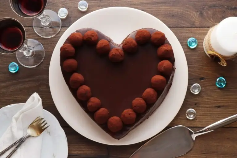 Step 19 - Chocolate Heart Cake