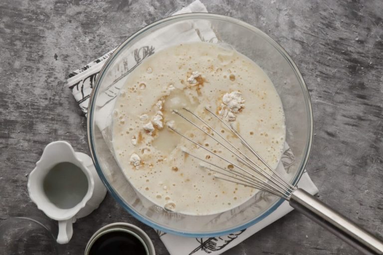 Step 2 - Dairy-Free Vanilla Crepes with Aquafaba Cream