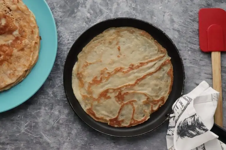 Step 3 - Dairy-Free Vanilla Crepes with Aquafaba Cream