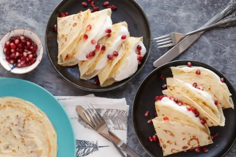 Step 4 - Dairy-Free Vanilla Crepes with Aquafaba Cream