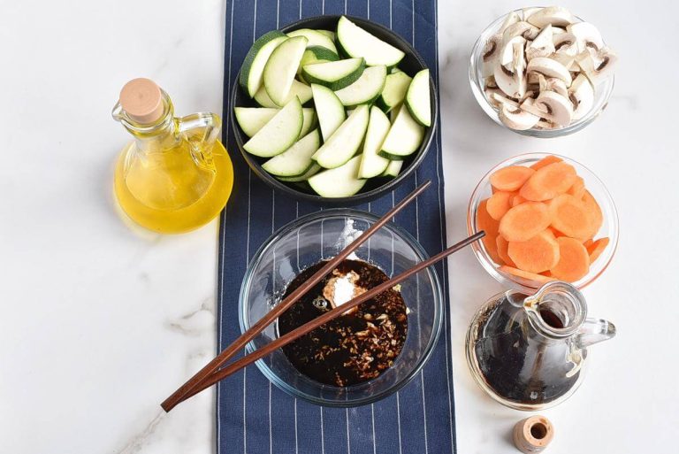 Step 1 - Easy Zucchini Stir Fry