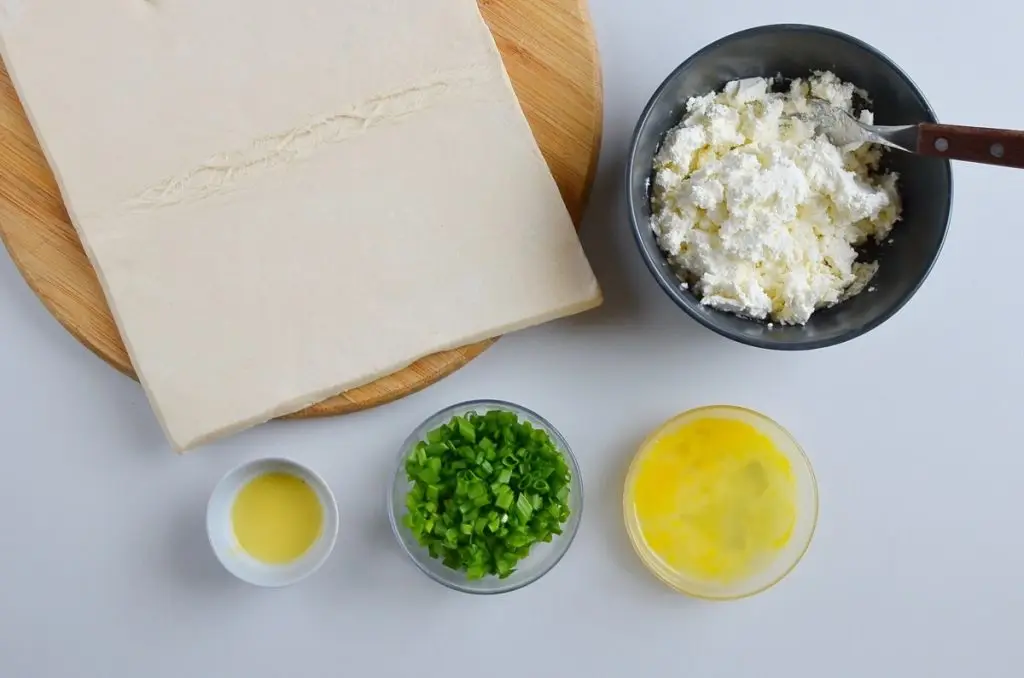 Ingredients for Feta Cheese Foldovers