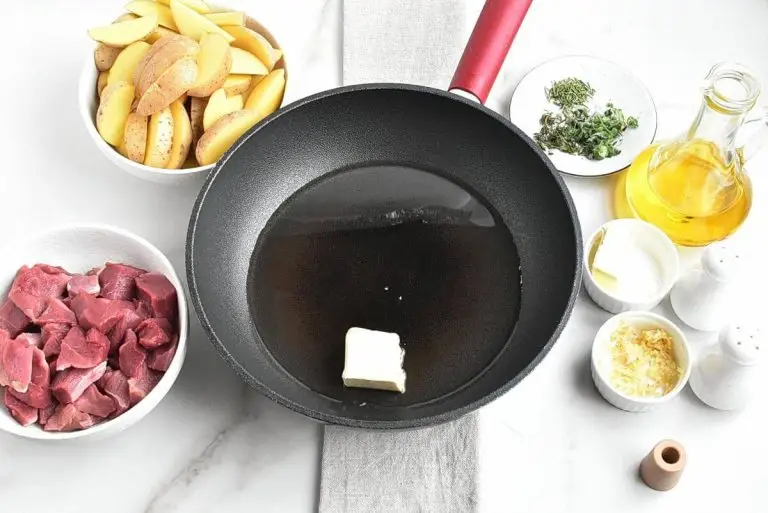 Step 1 - Garlic Butter Herb Steak Bites with Potatoes