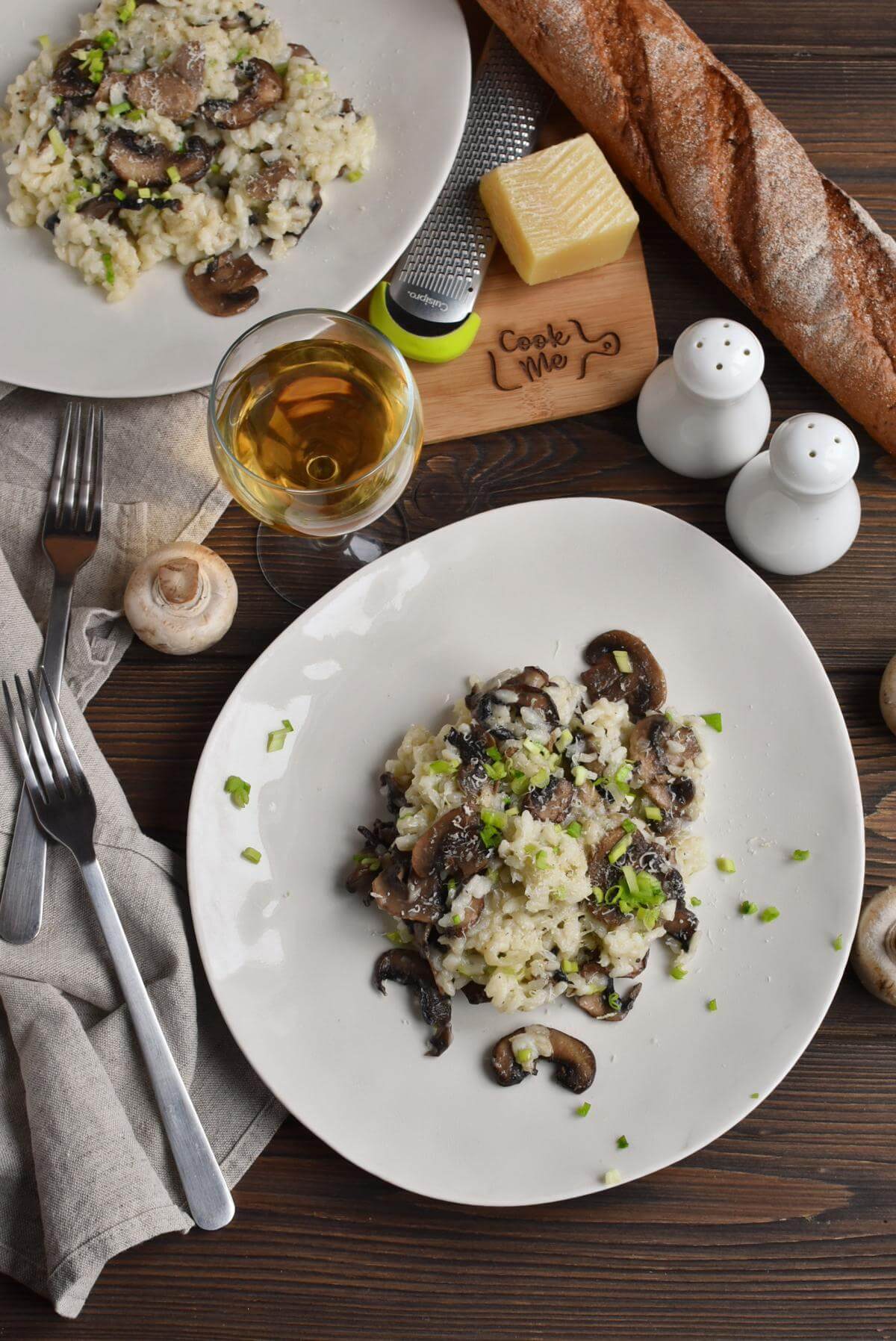 Gourmet Mushroom Risotto Recipe - COOK.ME