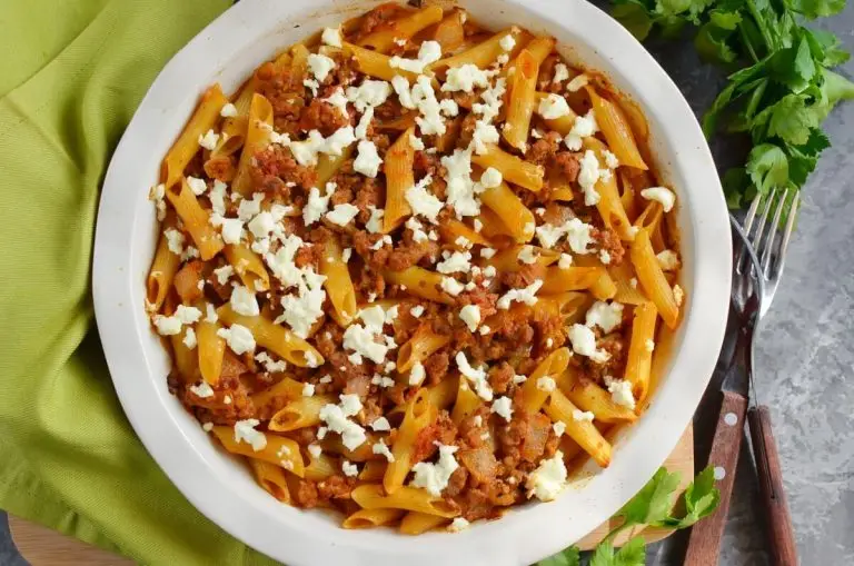 Step 8 - Greek Beef & Lamb Pasta Bake