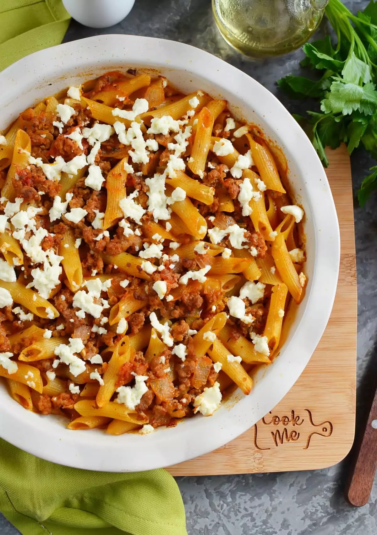 Greek Beef & Lamb Pasta Bake