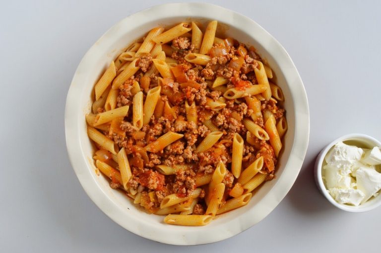 Step 7 - Greek Beef & Lamb Pasta Bake