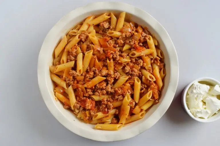 Step 7 - Greek Beef & Lamb Pasta Bake