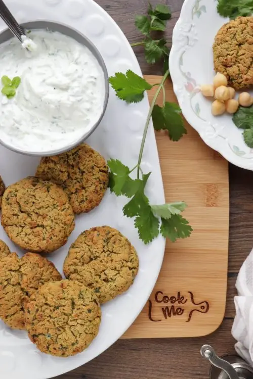 Healthy Baked Falafel