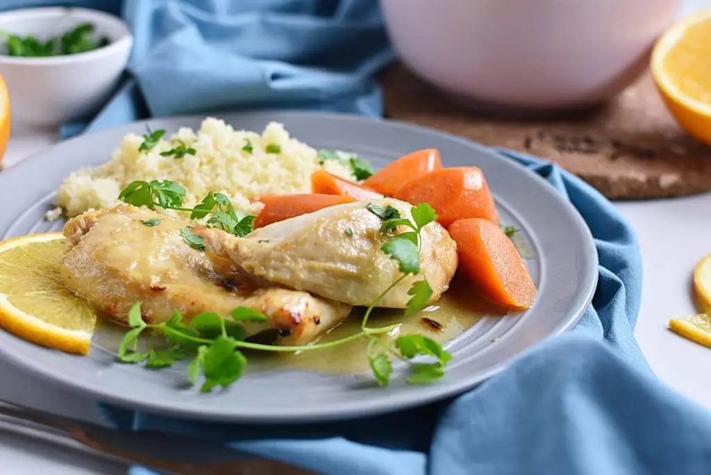 Honey-Mustard Chicken Tenders with Couscous