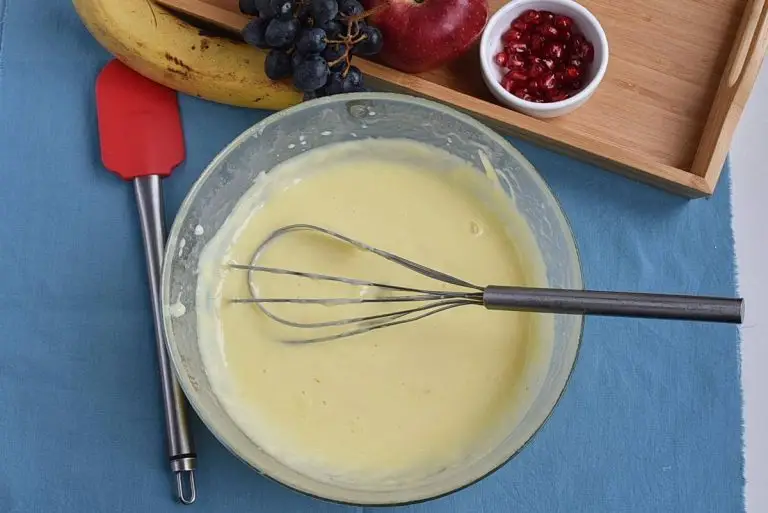 Step 3 - Microwave Eggless Fruit Custard