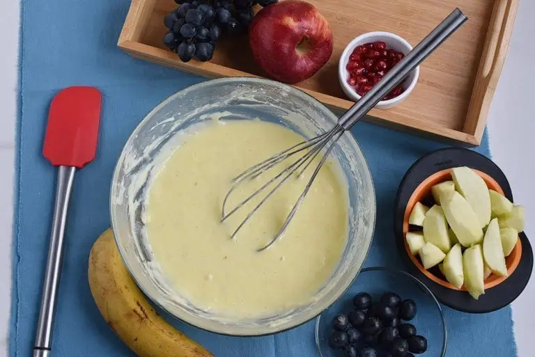 Step 4 - Microwave Eggless Fruit Custard