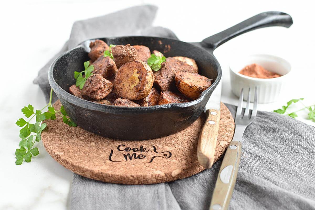 One Skillet Smoky Steak and Potatoes