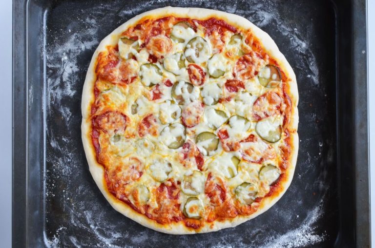 Step 5 - Pepperoni and Sweet Pickle Pizza