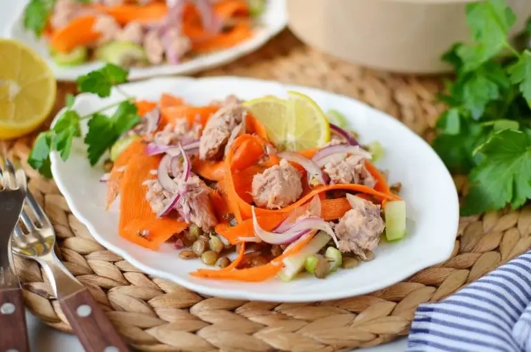 Step 5 - Quick Lentil Salmon Salad