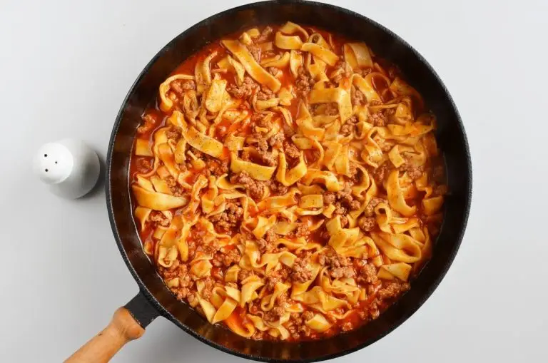 Step 6 - Quick One-Pan Pasta Bolognese