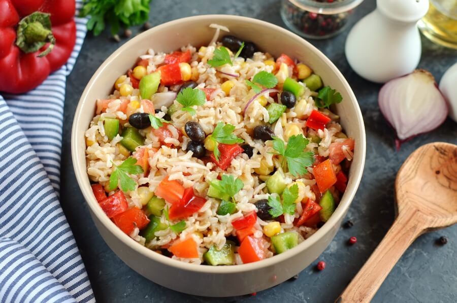 Rice Salad Recipe-The World of Rice Salads recipe-Cowboy Rice Salad