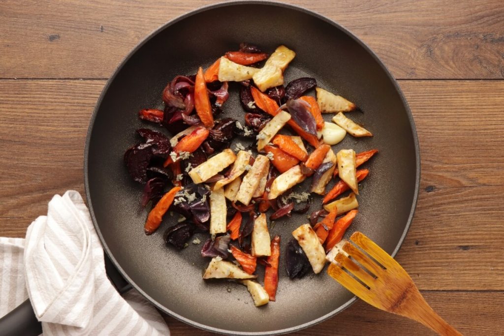 Roasted Root Vegetables with Goat Cheese Polenta recipe - step 6
