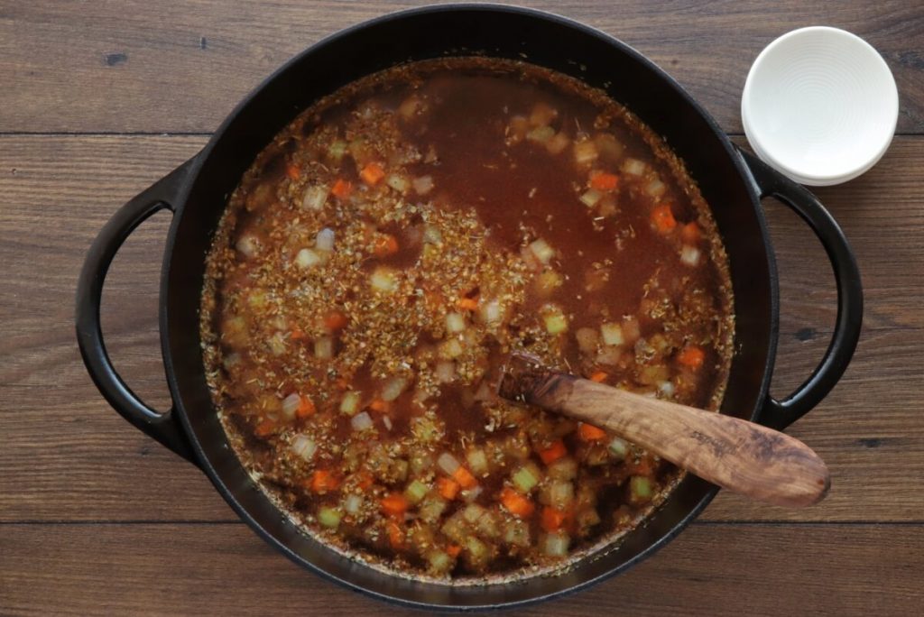Southwestern Three-Bean and Barley Soup recipe - step 3