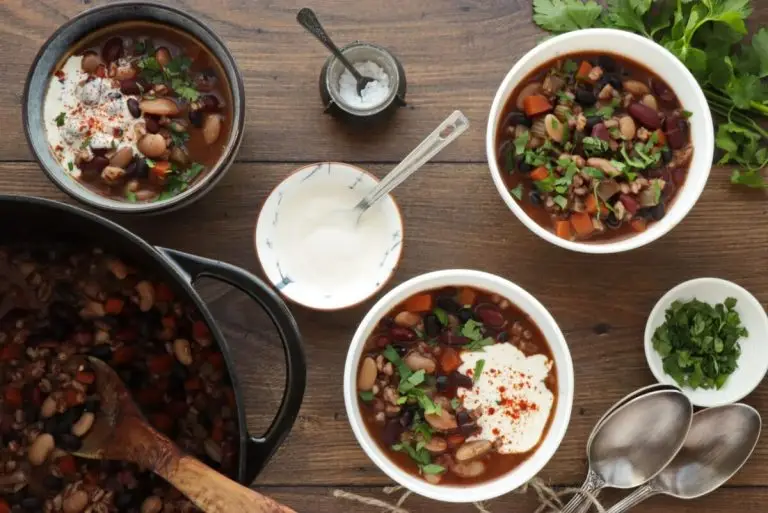 Step 4 - Southwestern Three-Bean and Barley Soup