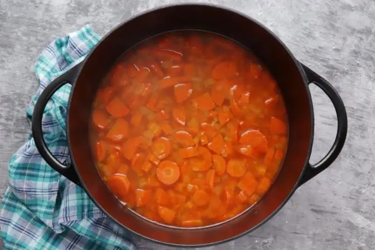 Step 5 - Tahini-Carrot Soup with Pistachios