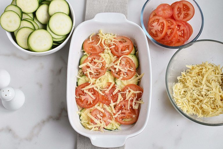 Step 3 - Tomato Zucchini Casserole