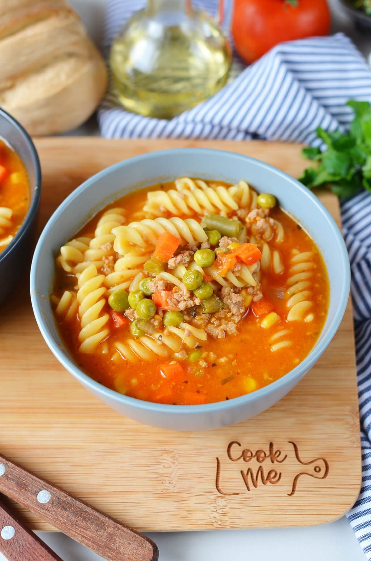 Vegetable Beef Noodle Soup Recipe - COOK.ME