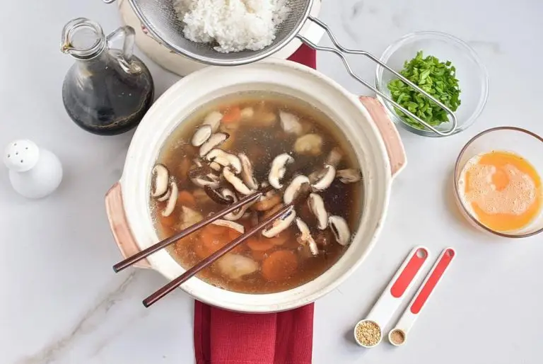 Step 5 - Zosui – Japanese Rice Soup