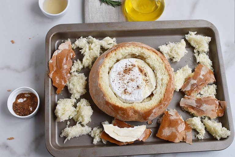 Step 5 - Baked Brie in a Sourdough Bread Bowl