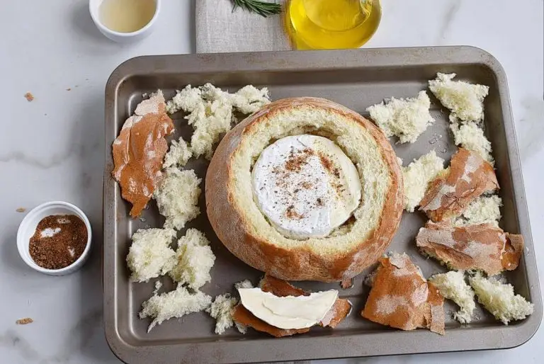 Step 5 - Baked Brie in a Sourdough Bread Bowl