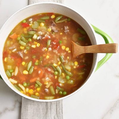Beef Barley Vegetable Soup Recipe - Cook.me Recipes