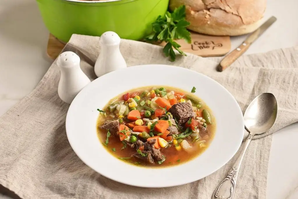 Beef Barley Vegetable Soup