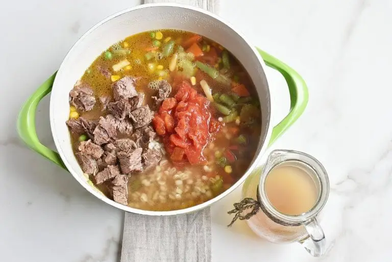 Step 3 - Beef Barley Vegetable Soup