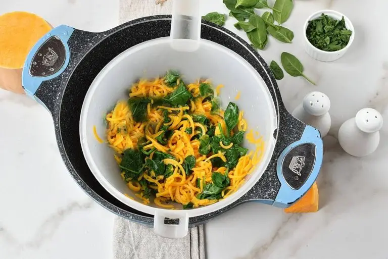Step 4 - Butternut Squash Alfredo with Chicken & Spinach