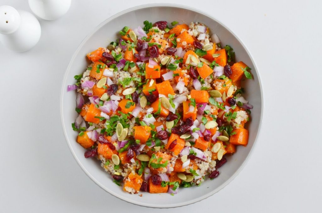 Butternut Squash Quinoa Salad with Pumpkin Seeds recipe - step 8
