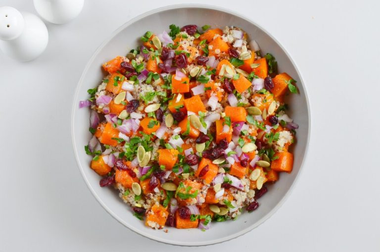 Step 8 - Butternut Squash Quinoa Salad with Pumpkin Seeds