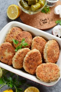 Chicken and Mushroom Patties (Russian Kotlety)