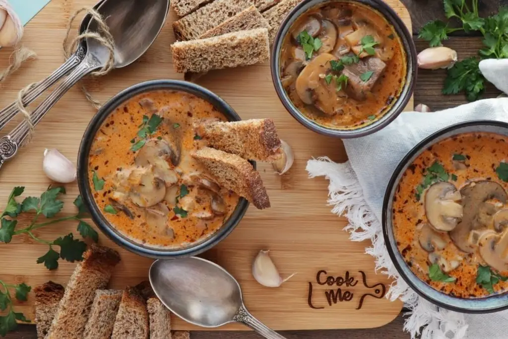 Creamy Hungarian Mushroom Soup