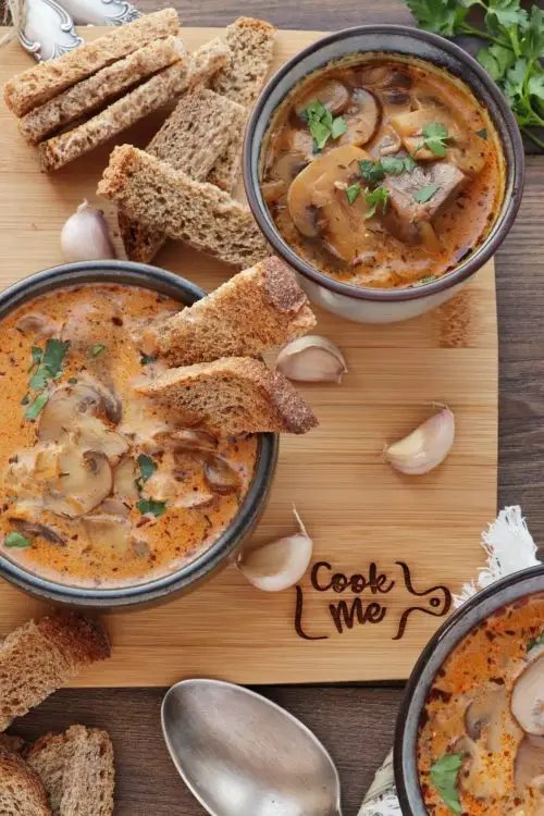 Creamy Hungarian Mushroom Soup