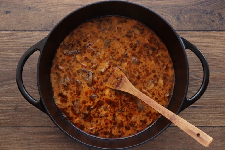Step 6 - Creamy Hungarian Mushroom Soup