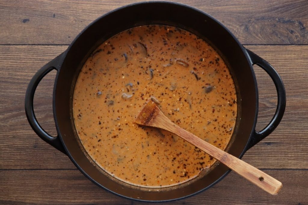Creamy Hungarian Mushroom Soup recipe - step 7