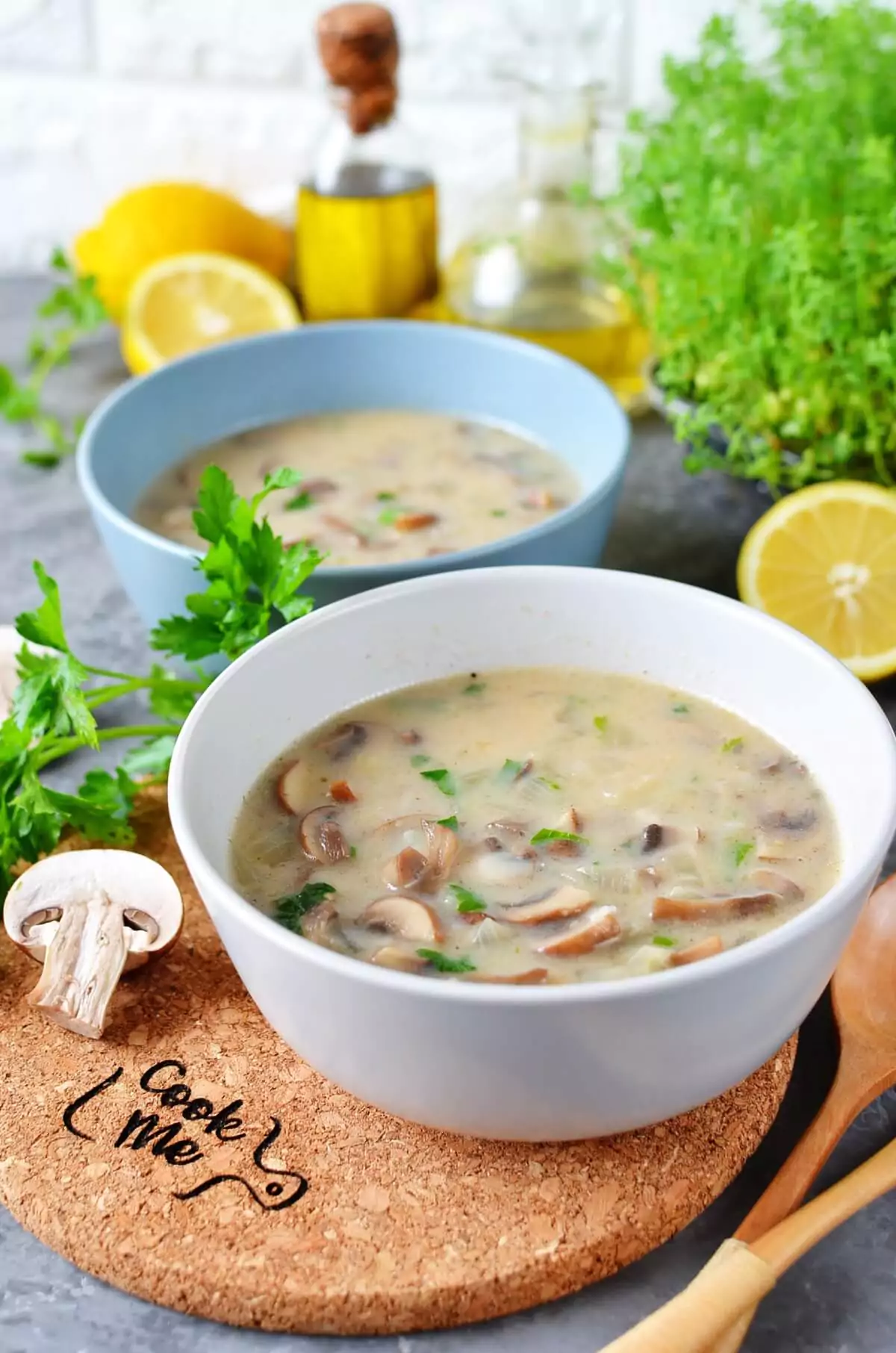 Creamy Vegan Hungarian Mushroom Soup