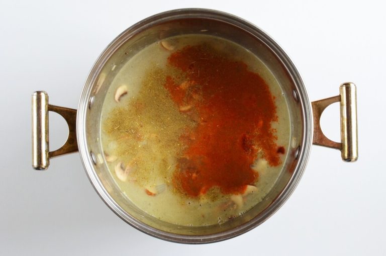 Step 3 - Creamy Vegan Hungarian Mushroom Soup